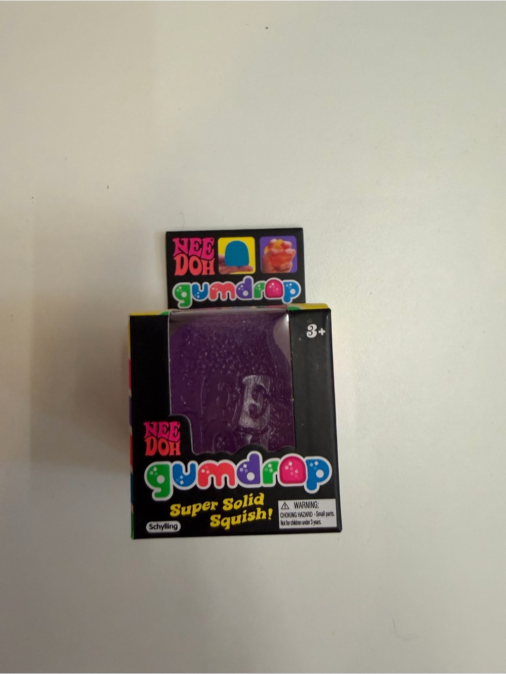 NeeDoh Gumdrop Super Solid Squish - Purple